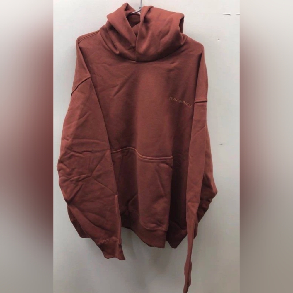 Adidas Pharrell Williams Unisex Basic Brown Hoodie Sizes S 2XL NWT MSRP $100 - Picture 2 of 10
